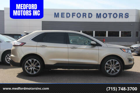 2018 Ford Edge for sale at MEDFORD MOTORS INC in Medford WI