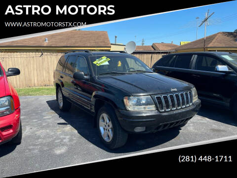 2002 Jeep Grand Cherokee for sale at ASTRO MOTORS in Houston TX
