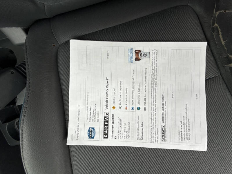 2005 Honda Element EX