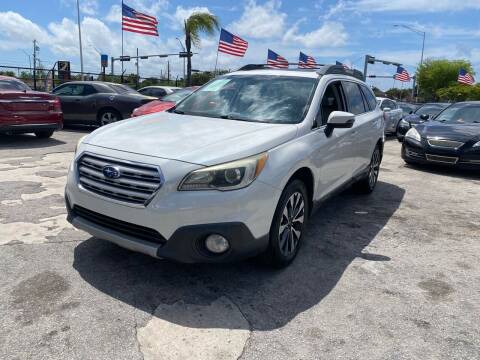 2015 Subaru Outback for sale at America Auto Wholesale Inc in Miami FL