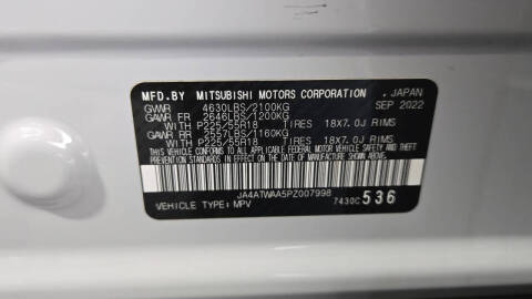 2023 Mitsubishi Eclipse Cross SE