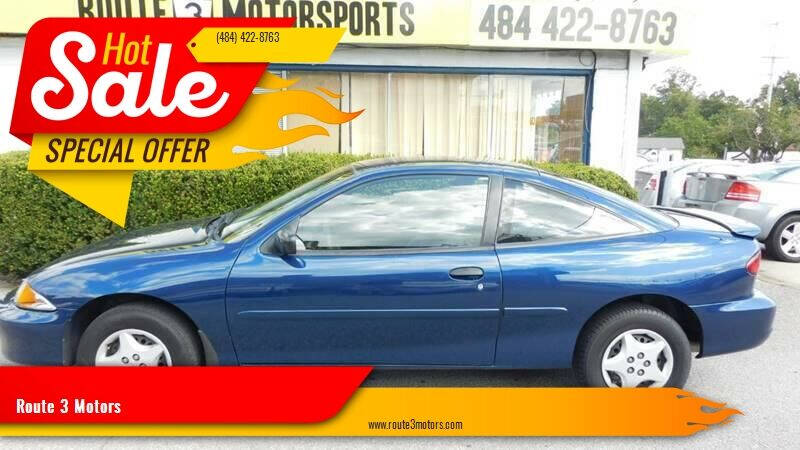 2002 Chevrolet Cavalier for sale at Route 3 Motors in Broomall PA