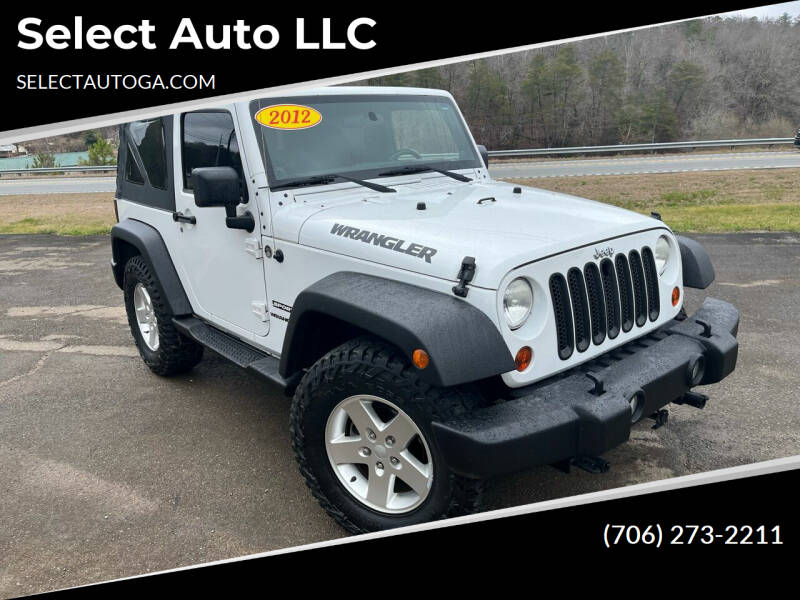 2012 Jeep Wrangler for sale at Select Auto LLC in Ellijay GA