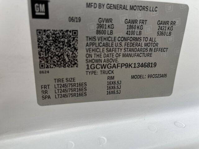 2019 Chevrolet Express 2500