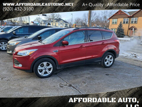2013 Ford Escape for sale at AFFORDABLE AUTO, LLC in Green Bay WI