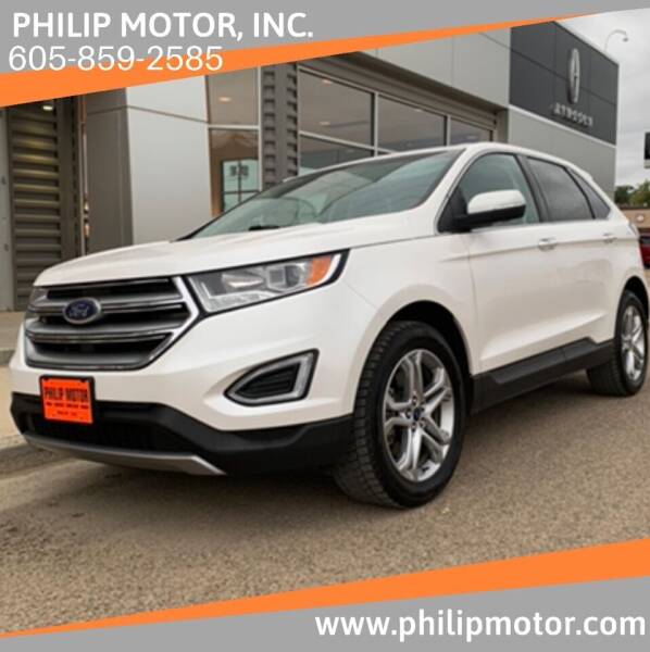 2015 Ford Edge for sale at Philip Motor Inc in Philip SD