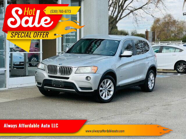 2012 BMW X3 for sale at Always Affordable Auto LLC in Davis CA