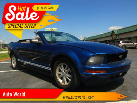 2008 Ford Mustang for sale at Auto World in Carbondale IL