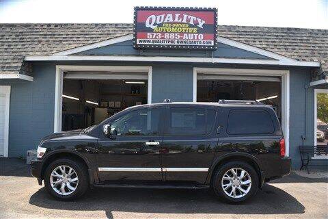 2005 Infiniti QX56 for sale at Quality Pre-Owned Automotive in Cuba MO