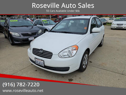 2011 Hyundai Accent for sale at Roseville Auto Sales in Roseville CA