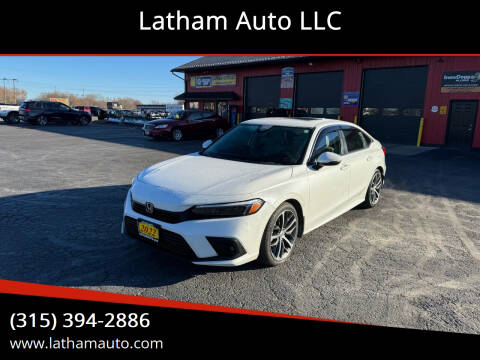 2022 Honda Civic for sale at Latham Auto LLC in Ogdensburg NY