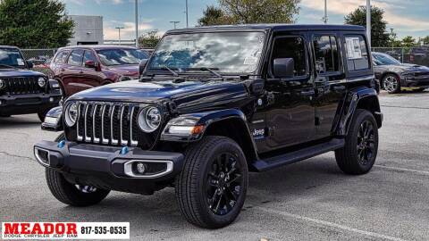 2022 Jeep Wrangler Unlimited for sale at Meador Dodge Chrysler Jeep RAM in Fort Worth TX