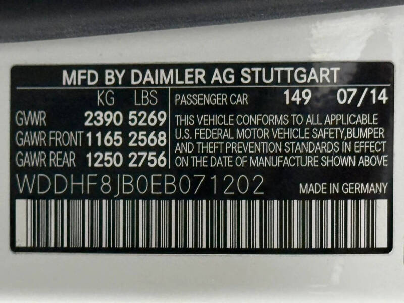 2014 Mercedes-Benz E-Class