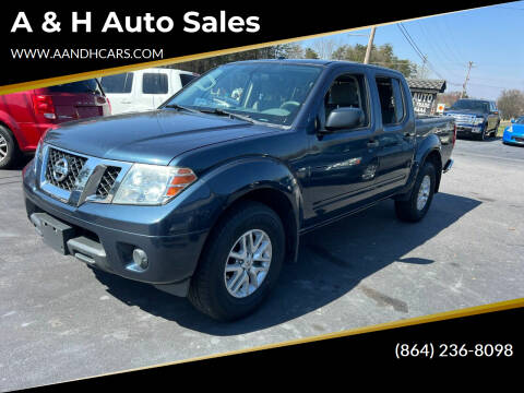 2018 Nissan Frontier for sale at A & H Auto Sales in Greenville SC
