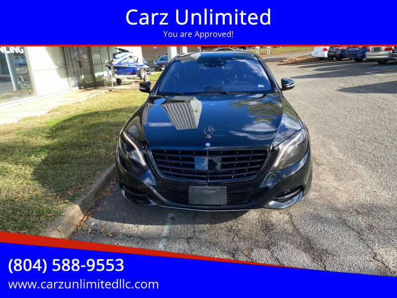 2014 Mercedes-Benz S-Class for sale at Carz Unlimited in Richmond VA