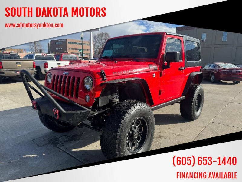 2016 Jeep Wrangler for sale at SOUTH DAKOTA MOTORS in Yankton SD