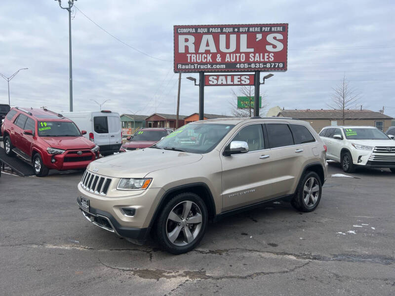 2015 Jeep Grand Cherokee for sale at RAUL'S TRUCK & AUTO SALES, INC in Oklahoma City OK