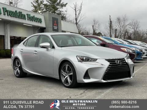 2018 Lexus IS 300 for sale at Ole Ben Franklin Motors KNOXVILLE - Alcoa in Alcoa TN