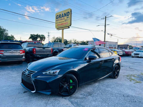 2017 Lexus IS 300 for sale at Grand Auto Sales in Tampa FL