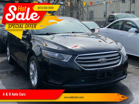 2016 Ford Taurus for sale at A & B Auto Cars in Newark NJ