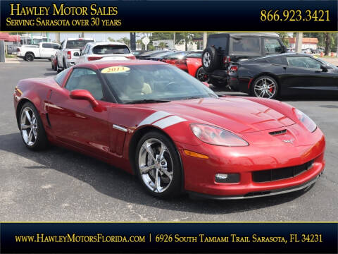 2013 Chevrolet Corvette for sale at Hawley Motor Sales in Sarasota FL