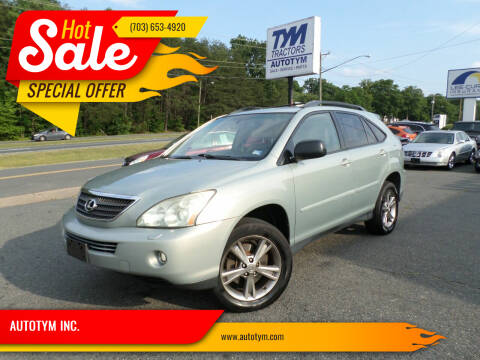 2006 Lexus RX 400h for sale at AUTOTYM INC. in Fredericksburg VA