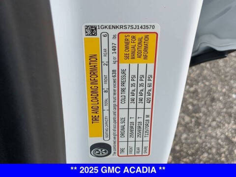 2025 GMC Acadia Elevation