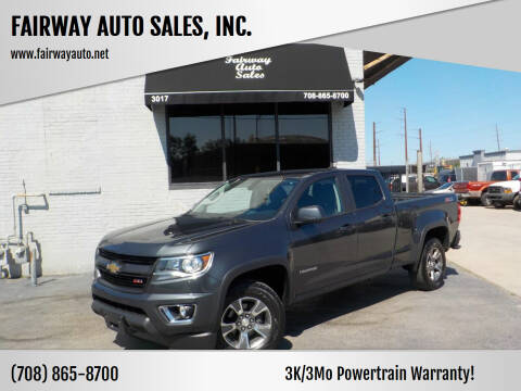 2016 Chevrolet Colorado for sale at FAIRWAY AUTO SALES, INC. in Melrose Park IL