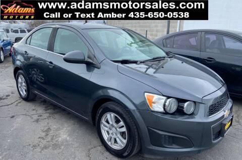 2013 Chevrolet Sonic for sale at Adams Motors Sales in Price UT