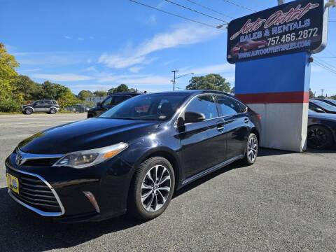 2016 Toyota Avalon for sale at Auto Outlet Sales and Rentals in Norfolk VA