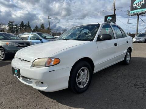 1999 Hyundai Accent for sale at ALPINE MOTORS in Milwaukie OR