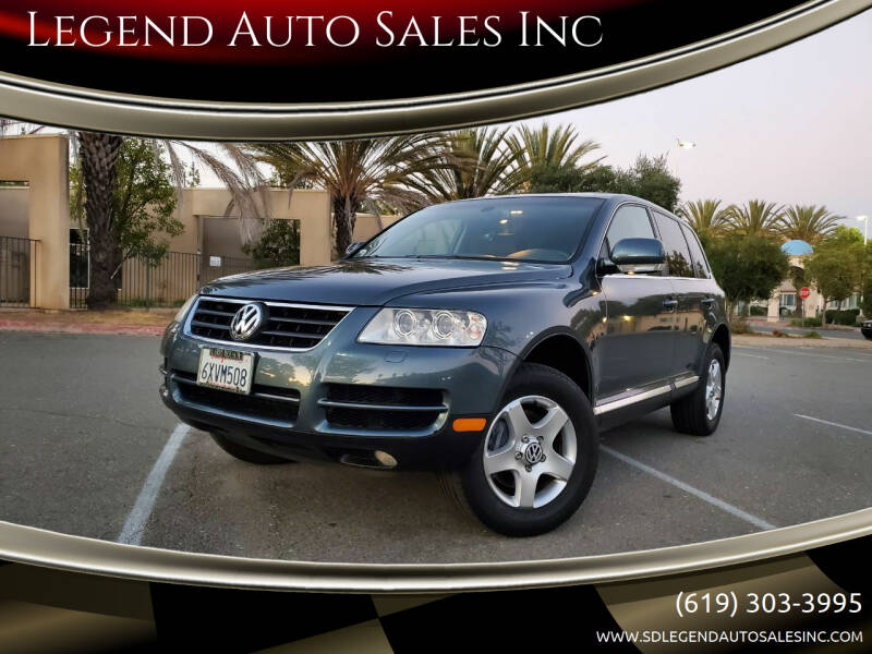 2006 Volkswagen Touareg for sale at Legend Auto Sales Inc in Lemon Grove CA