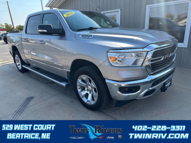 2021 RAM 1500 for sale at TWIN RIVERS CHRYSLER JEEP DODGE RAM in Beatrice NE