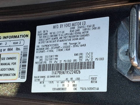 2017 Ford Mustang V6