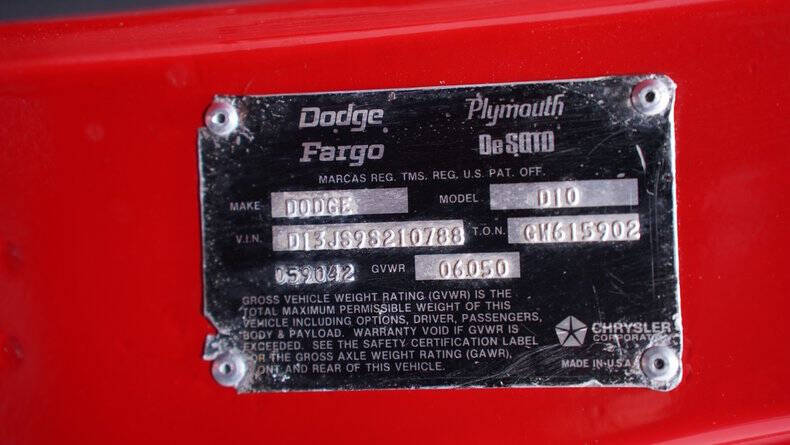 1979 Dodge D150 Pickup