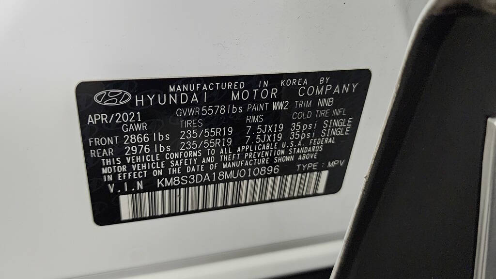 2021 Hyundai SANTA FE Hybrid for sale at NJ Car Buyer in Jersey City, NJ