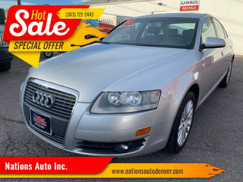 2006 Audi A6 for sale at Nations Auto Inc. in Denver CO