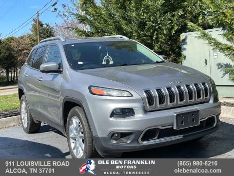 2017 Jeep Cherokee for sale at Ole Ben Franklin Motors KNOXVILLE - Clinton Highway in Knoxville TN