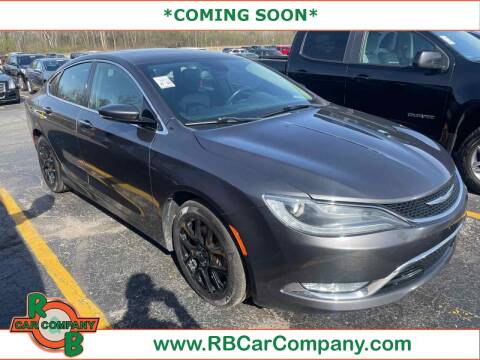2015 Chrysler 200 for sale at R & B CAR CO in Fort Wayne IN
