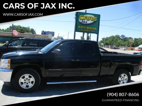 2013 Chevrolet Silverado 1500 for sale at CARS OF JAX INC. in Jacksonville FL