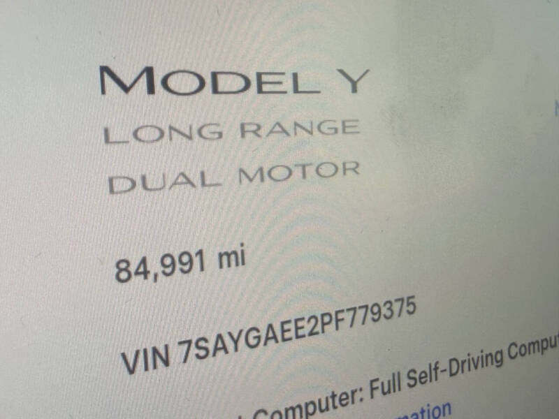 2023 Tesla Model Y Long Range