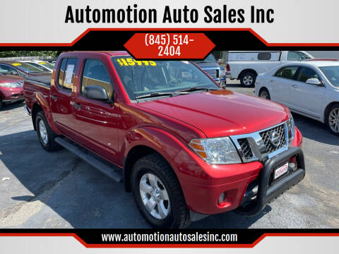 2013 Nissan Frontier for sale at Automotion Auto Sales Inc in Kingston NY