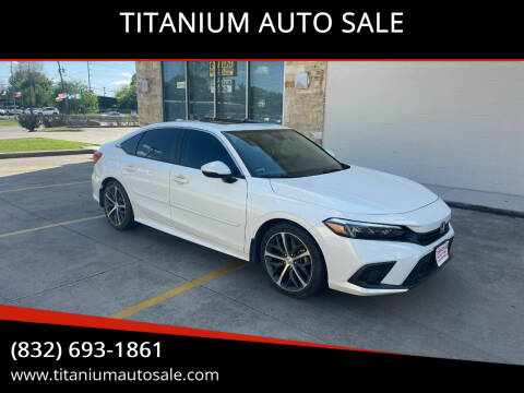 2022 Honda Civic for sale at TITANIUM AUTO SALE in Houston TX