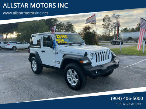 2019 Jeep Wrangler for sale at ALLSTAR MOTORS INC in Middleburg FL