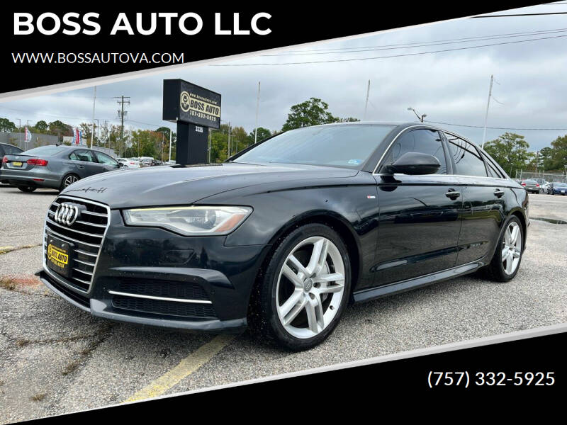 2016 Audi A6 for sale at BOSS AUTO LLC in Norfolk VA