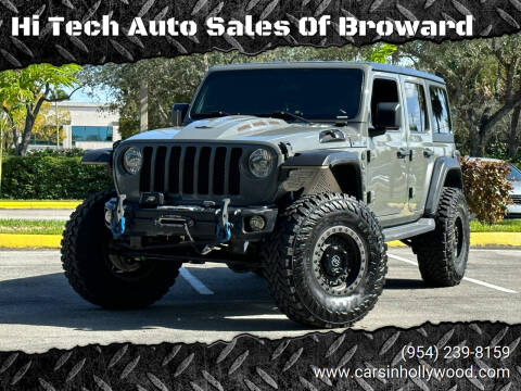2019 Jeep Wrangler Unlimited for sale at Hi Tech Auto Sales Of Broward in Hollywood FL