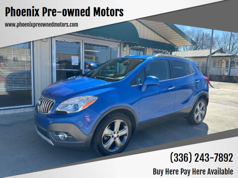 2013 Buick Encore for sale at Phoenix Pre-owned Motors in Lexington NC