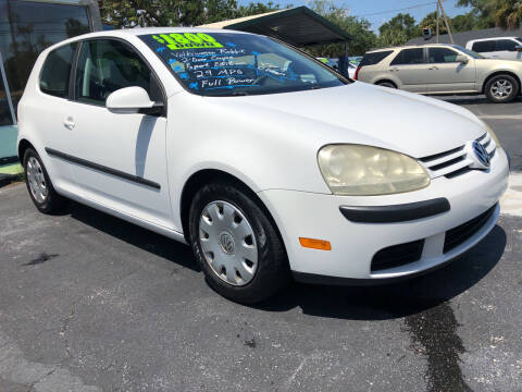 2008 Volkswagen Rabbit for sale at RIVERSIDE MOTORCARS INC - South Lot in New Smyrna Beach FL