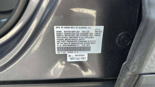 2017 Honda Pilot Touring