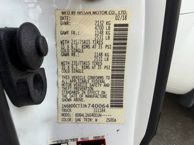 2018 Nissan Frontier